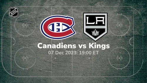 montreal canadiens vs los angeles kings 12/07/2023 sport preview