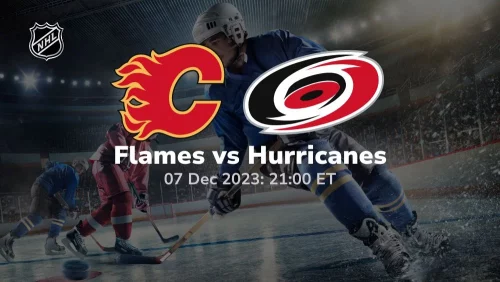 calgary flames vs carolina hurricanes 12/07/2023 sport preview