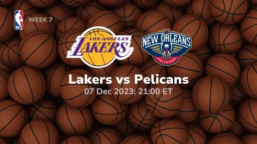 los angeles lakers vs new orleans pelicans prediction 12/07/2023 sport preview