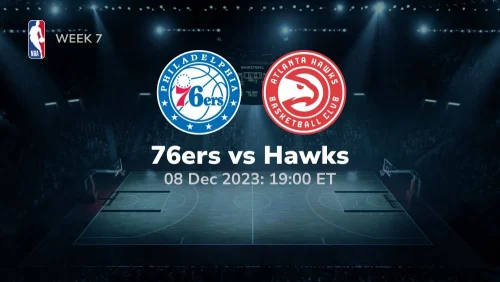 philadelphia 76ers vs atlanta hawks prediction 12/08/2023 sport preview