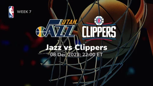 utah jazz vs los angeles clippers prediction 12/08/2023 sport preview