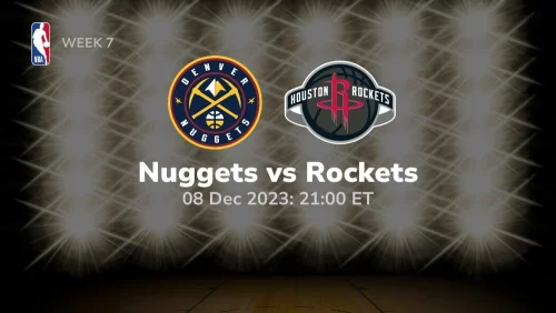 denver nuggets vs houston rockets prediction 12/08/2023 sport preview