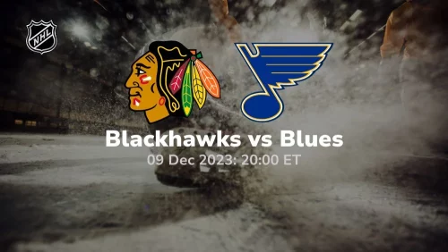 chicago blackhawks vs st louis blues 12/09/2023 sport preview