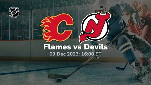 calgary flames vs new jersey devils 12/09/2023 sport preview