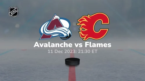 colorado avalanche vs calgary flames 12/11/2023 sport preview