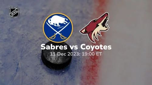 buffalo sabres vs arizona coyotes 12/11/2023 sport preview