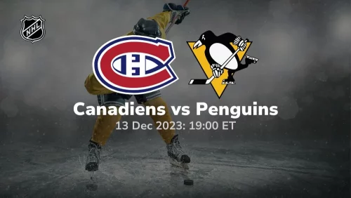 montreal canadiens vs pittsburgh penguins 12/13/2023 sport preview
