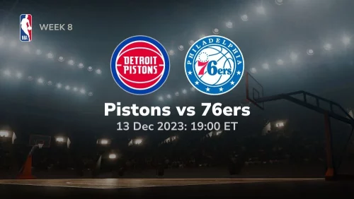 detroit pistons vs philadelphia 76ers 12/13/2023 sport preview