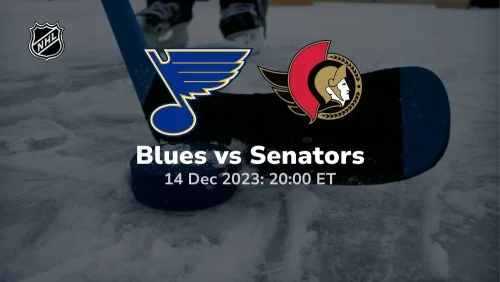 st louis blues vs ottowa senators 12/14/2023 sport preview