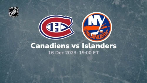 montreal canadiens vs new york islanders 12/16/2023 sport preview