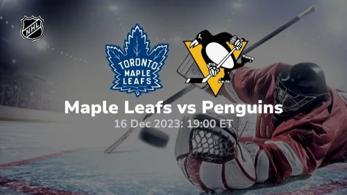toronto maple leafs vs pittsburgh penguins 12/16/2023 sport preview