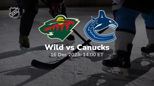 minnesota wild vs vancouver canucks 12/16/2023 sport preview