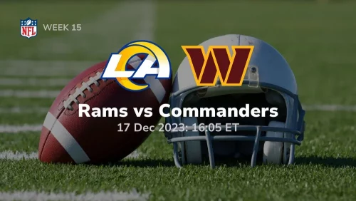 los angeles rams vs washington commanders prediction 12/17/2023 sport preview