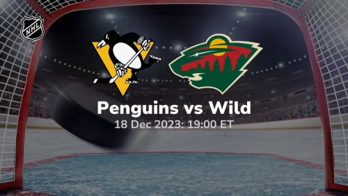 pittsburgh penguins vs minnesota wild 12/18/2023 sport preview