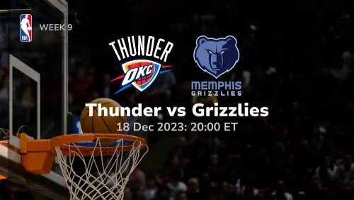 oklahoma city thunder vs memphis grizzlies 12/18/2023 sport preview