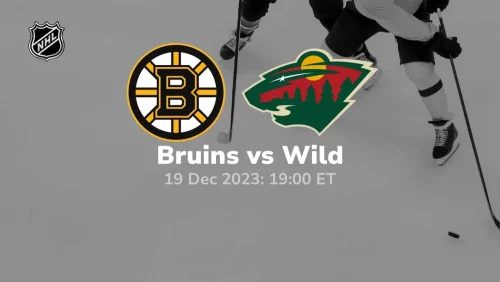 boston bruins vs minnesota wild 12/19/2023 sport preview