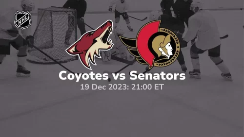 arizona coyotes vs ottowa senators 12/19/2023 sport preview