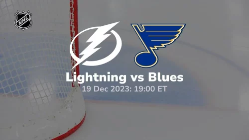 tampa bay lightning vs st louis blues 12/19/2023 sport preview