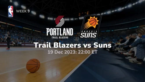 portland trail blazers vs pheonix suns 12/19/2023 sport preview