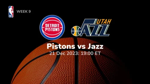 detroit pistons vs utah jazz 12/21/2023 sport preview