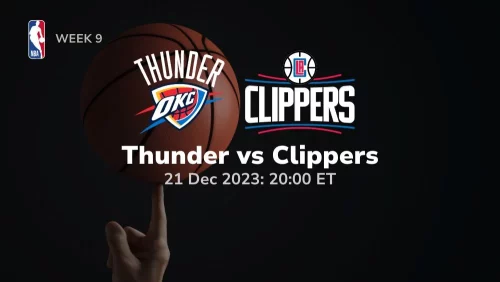 oklahoma city thunder vs los angeles clippers 12/21/2023 sport preview