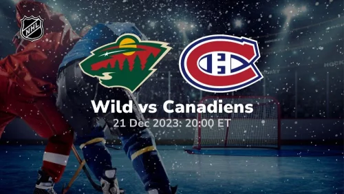 minnesota wild vs montreal canadiens 12/21/2023 sport preview