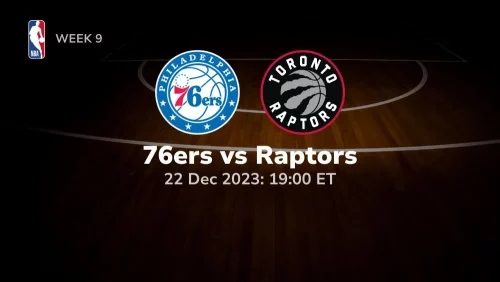 philadelphia 76ers vs toronto raptors 12/22/2023 sport preview