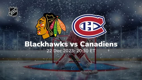 chicago blackhawks vs montreal canadiens 12/22/2023 sport preview