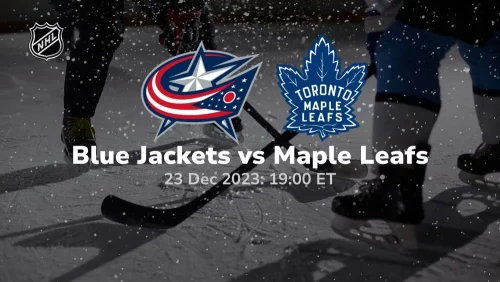 columbus blue jackets vs toronto maple leafs 12/23/2023 sport preview