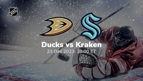 anaheim ducks vs seattle kraken 12/23/2023 sport preview