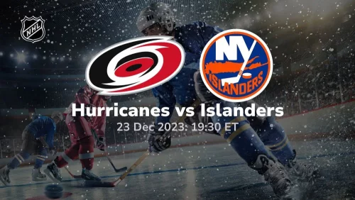 carolina hurricanes vs new york islanders 12/23/2023 sport preview