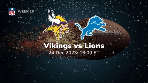 minnesota vikings vs detroit lions prediction 12/24/2023 sport preview