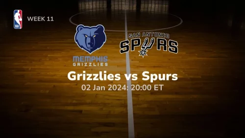 memphis grizzlies vs san antonio spurs 01/02/2024 sport preview