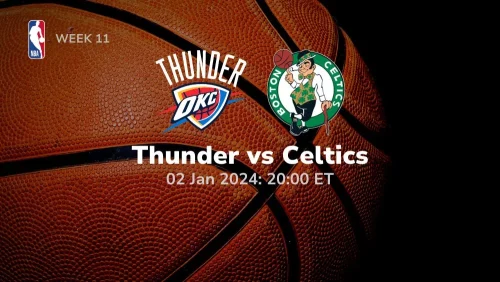 oklahoma city thunder vs boston celtics 01/02/2024 sport preview