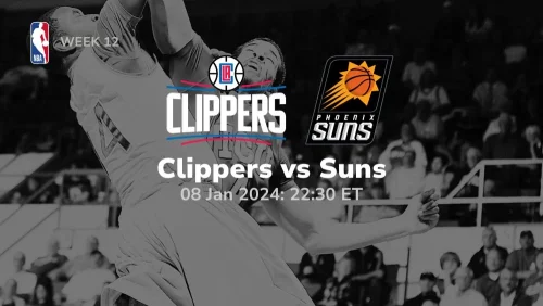 los angeles clippers vs pheonix suns 01/08/2024 sport preview