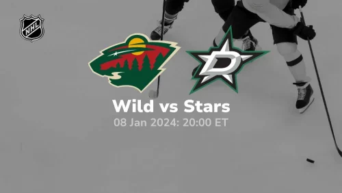 minnesota wild vs dallas stars 01/08/2024 sport preview