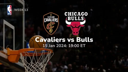 cleveland cavaliers vs chicago bulls 01/15/2024 sport preview