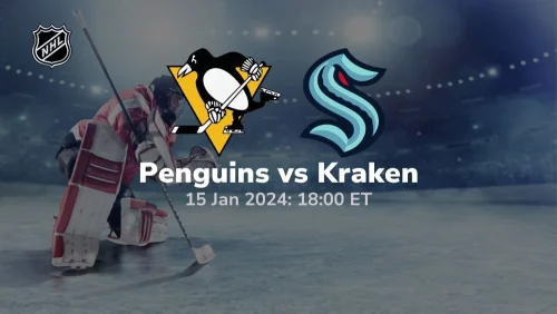 pittsburgh penguins vs seattle kraken 01/15/2024 sport preview