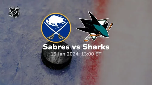 buffalo sabres vs san jose sharks 01/15/2024 sport preview