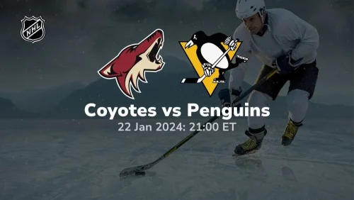 arizona coyotes vs pittsburgh penguins 01-22-2024 sport preview