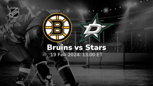 boston bruins vs dallas stars 02/19/2024 sport preview