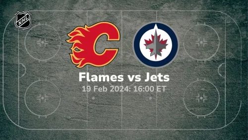 calgary flames vs winnipeg jets 02/19/2024 sport preview