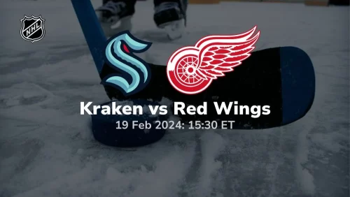 seattle kraken vs detroit red wings 02/19/2024 sport preview