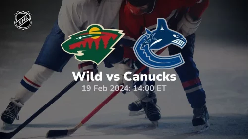 minnesota wild vs vancouver canucks 02/19/2024 sport preview