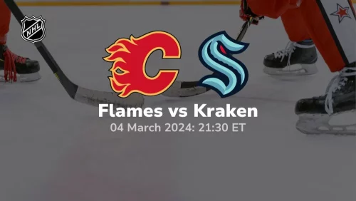 calgary flames vs seattle kraken 03/04/2024 sport preview