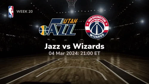 utah jazz vs washington wizards 03/04/2024 sport preview