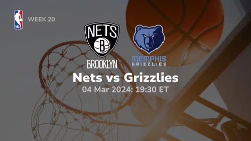 brooklyn nets vs memphis grizzlies 03/04/2024 sport preview