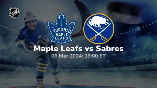 toronto maple leafs vs buffalo sabres 03/06/2024 sport preview