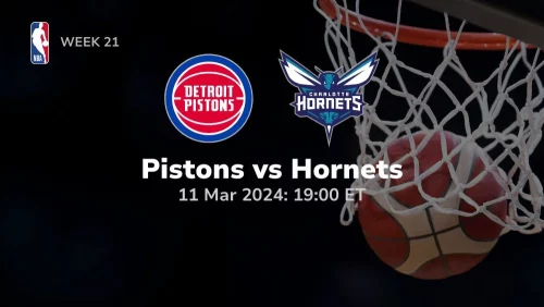 detroit pistons vs charlotte hornets 03/11/2024 sport preview