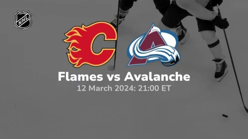 calgary flames vs colorado avalanche 03/12/2024 sport preview